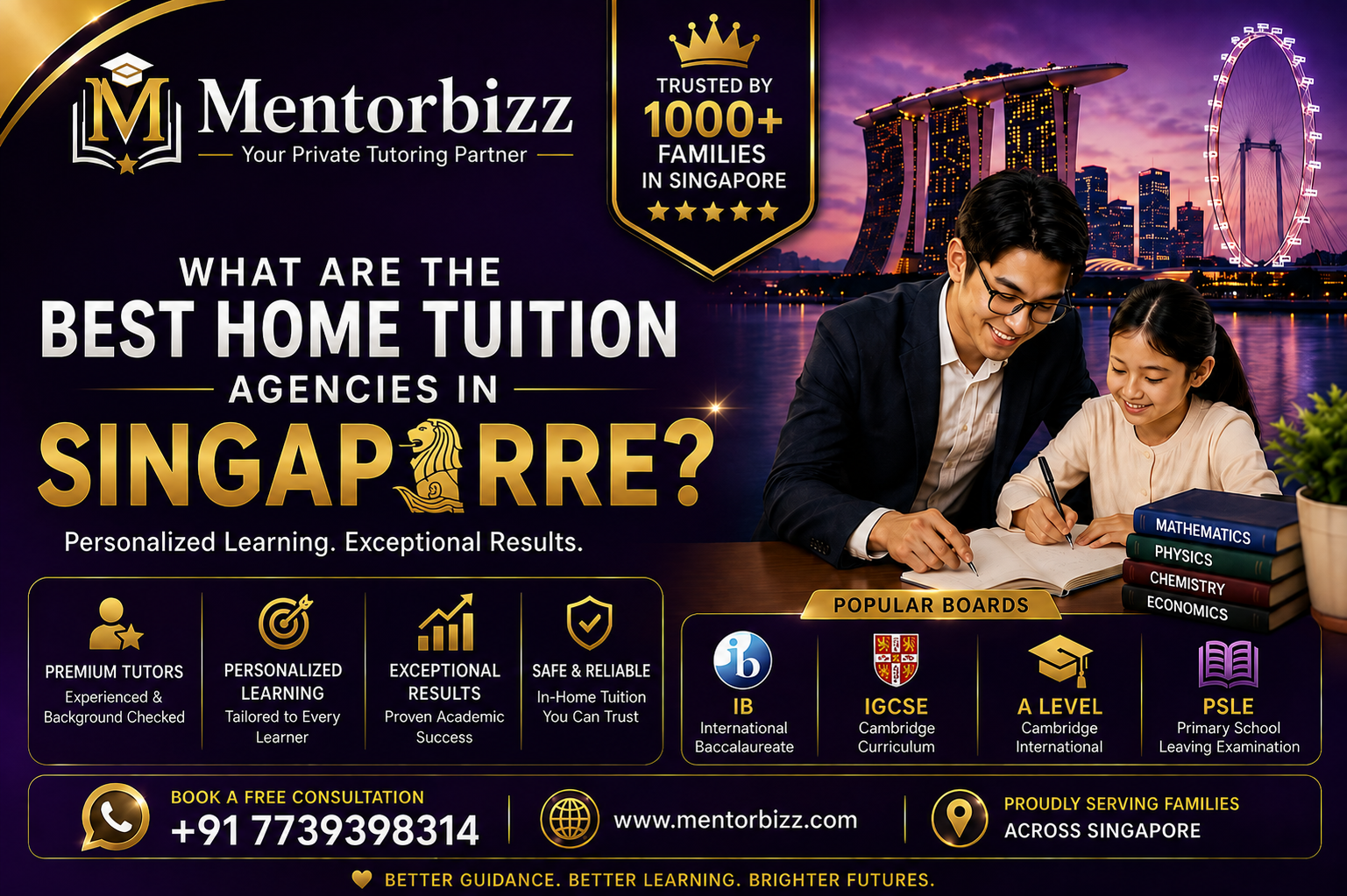 Best Home Tuition Agencies in Singapore